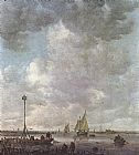 Marine Landscape with Fishermen by Jan van Goyen